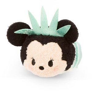 Rare NY Statue Of Liberty Minnie Mouse 3.5" 9cm Tsum Tsum Plush NEW